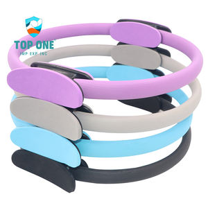 TopOne vente en gros maison Double couleur extensible doux Hula Fitness exercice cercle magique Yoga Pilates anneau - Product Image 4