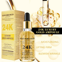 Skincare orgânico 24k soro facial ouro, cuidados com a pele pura, fabricantes glicerina, removedor de manchas escuras, removedor de rugas, produto de beleza
