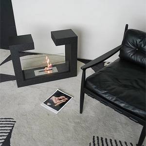 <span class=keywords><strong>Estufa</strong></span> de chimenea de <span class=keywords><strong>etanol</strong></span> de estilo nórdico, mueble de TV de Metal hecho a medida, llama Real, ahorro de energía para <span class=keywords><strong>pared</strong></span> de fondo de sala de estar - Product Image 4