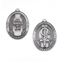Custom Christopher St Benedict 3D Religious Christian Medals for Sale