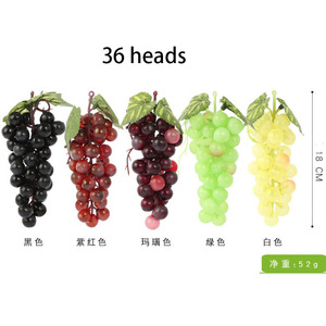 Sống động như thật nhân tạo nho giả NHO với dây leo cho Halloween đám cưới trở lại trường mô phỏng trái cây - Product Image 5
