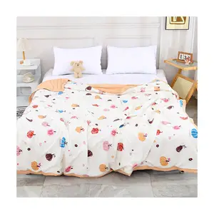 Soft Comfy Breathable Double-Sided Arc-Chill Cold Thin Quilt Summer Lightweight Comforter