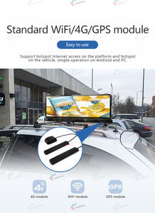 في الهواء الطلق للماء للماء سيارة أجرة P2.5 أدى الإعلان سيارة أجرة أعلى علامة لسيارة أجرة - Product Image 4