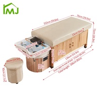 Table De Massage Thaï Shampooing Lit Salon De Coiffure Cama De Spa Para La Cabeza Tête Japonaise Spa Lit