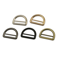 Accessoires professionnels de collier de chien de luxe boucles en métal en alliage de Zinc réglables robustes anneau en D Triangle 1 pouce/25mm pour chien