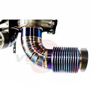 Vortex Blue Titanium Valved Catback <b>Exhaust</b> for McLaren 720S 4.0T V8 with Detachable Carbon Tailpipes and Flex Bellows - Product Image 6