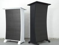 Écran de podium LED incurvé mobile personnalisé en usine P2 7680Hz, écran numérique vertical pour publicité, idéal pour les églises et les conférences