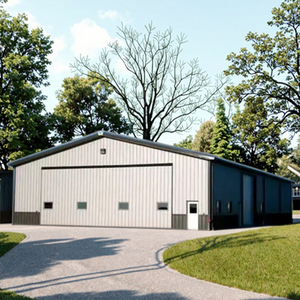 Nhà thiết kế kết cấu thép đúc sẵn ngoài trời được thiết kế hiện đại nhà để xe độc lập thuận tiện cho nhà để xe sử dụng bảo trì lưu trữ - Product Image 6