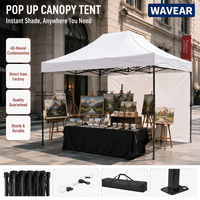 Tente personnalisée 3x3 avec logo, résistante, imperméable, pliable, grande taille, pour événements, salons professionnels, usage commercial