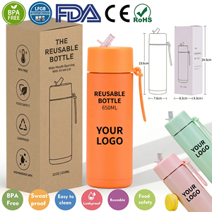 Gobelet isotherme <span class=keywords><strong>personnalisé</strong></span> OEM 20oz bicolore en acier inoxydable 304 avec poignée et paille, compatible lave-vaisselle, double paroi, design esthétique - Product Image 1