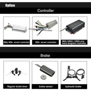 Kit di conversione e-bike 48V-72V 5000W 8000W 3000W con motore mozzo posteriore e batteria per bici elettrica, per dropout 135-150mm - Product Image 5