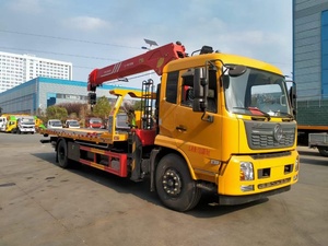 Pickup Broken Car <span class=keywords><strong>Prix</strong></span> <span class=keywords><strong>d</strong></span>'usine Capacité de charge de 10 tonnes Naufrageur de sauvetage à plat avec grue Capacité de <span class=keywords><strong>remorquage</strong></span> de 10 T à vendre - Product Image 3
