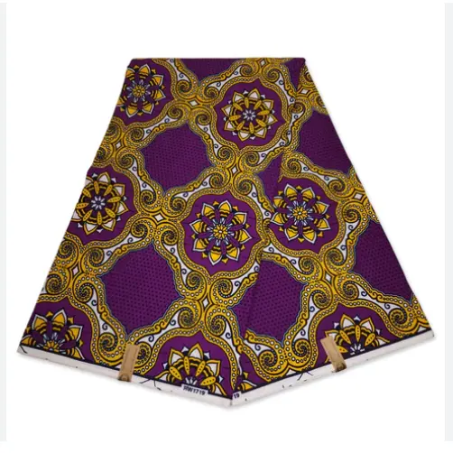 Grosir kain Ankara cetak lilin Afrika 100% bahan katun kain lilin Chiganvy bagus