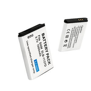 แบตเตอรี่ SLB-1137D 1000mAh สำหรับกล้อง Samsung Digimax NV11 NV100 CE ได้รับการรับรองมาตรฐาน RoHS ขายส่งจำนวนมาก 0-Cycle Top Cell - Product Image 1