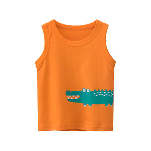 Summer Casual Baby Boy Crewneck Cotton Kids Summer Vest 1-9Year KBPT-020 - Product Image 3