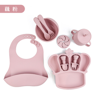 Ensemble de bijoux plaqué or Dubai Pur pour les bébés de deux ans et prix Aliments pour bébés Assiettes et bavoirs divisés en silicone Ensemble de bijoux plaqué or