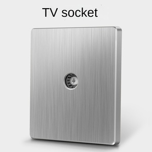 Montage Prise téléphonique murale Prise électrique Accueil Prise métallique - Product Image 4