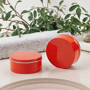 Pot de crème cosmétique vide en aluminium rond de haute qualité, 250 ml/250 g, avec anneau de serrage, pour soins de la peau, vente en gros - Product Image 3