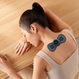 Taşınabilir sağlık vücut masajı simülatörü kablosuz boyun geri bacak kol onlarca ünitesi ağrı kesici için 8 mod 19 yoğunluğu ile