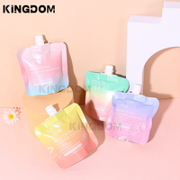 Emballage OEM de lotion pour soins de la peau personnalisé Sachet à presser liquide pochette à bec verseur pour maquillage sac à bouchon à vis