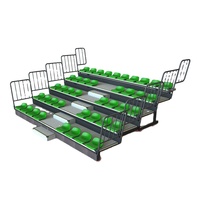Gradins électriques entièrement personnalisables - Gradins rétractables et télescopiques pour les lieux sportifs intérieurs
