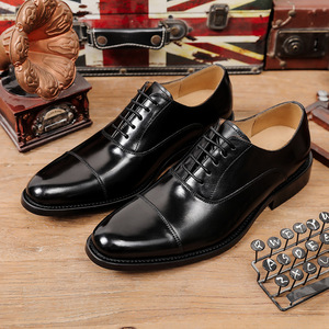 Autumn New <b>Top</b> Layer Cowhide Men's Business Shoes Men's Formal Men's Shoes - Product Image 2