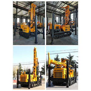 Crawler โรตารี่พื้นดินแบบพกพาแท่นขุด<span class=keywords><strong>เจาะ</strong></span>ติดตั้งไฮดรอลิให้เช่าอุปกรณ์ที่น่าเบื่อรถเจาะน้ำสำหรับขาย - Product Image 3