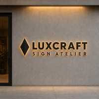 Letras Luminosas LED 3D Personalizadas para Exteriores Comerciales con Opciones de Acero Inoxidable/Acrílico RGB/Color Estático