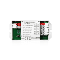 Nouveau contrôleur LED RF2.4GHz noir rond à tension constante DC12V 350W RGB RGBW RGBCCT 4 en 1 avec contrôle sans fil