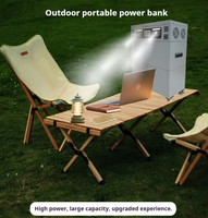 Générateur rechargeable 3000W haute capacité LiFe04, station de stockage d'énergie extérieure avec MPPT et onde sinusoïdale pure