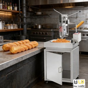 Machine à churros électrique et accessoires pour les activités de carnaval et les banquets de mariage - Conception intégrée en acier inoxydable - Product Image 3