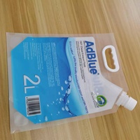 Pochettes souples transparentes YSH de haute qualité avec bec verseur et poignée pour détergent lessive
