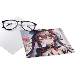 Chiffon de nettoyage premium en microfibre imprimé avec motif graphique anime personnalisé, pour lunettes et écrans portables, vente en gros - Product Image 2