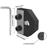 Accesorios de impresora 3D, Conector de soldador de filamento de 1,75mm, herramienta de carpintero, soldadura de filamento de empalme para todo tipo de PLA/ABS/P