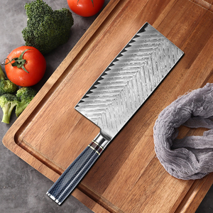 Cuchillo japonés profesional VG10 de acero damasco para picar, 7 pulgadas, para Cocina - Product Image 6