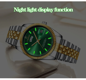 Offre Spéciale Couple japon amant montres hommes Quartz classique montre étanche or unisexe bracelet en acier inoxydable montres décontractées - Product Image 4