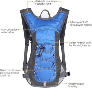 Camelbake ba lô với nước bladders và Holographic PVC Hydration Packs cho lễ hội âm nhạc và raves - Product Image 2