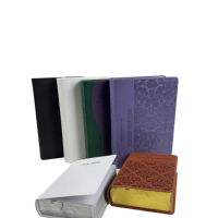 En stock, livraison rapide, Bible en cuir PU, Bible NKJV, Bible sacrée, impression