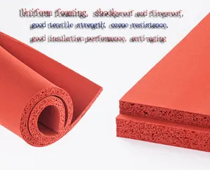 High Temperature Insulation Adhesive Foam Silicone Board For Porous Silicone Tape Composite Film