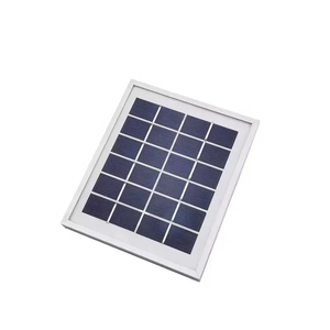 แผงโซลาร์เซลล์แบบกระจก N-Type กำลังไฟ 6V 2W 2.5w 3w ประสิทธิภาพสูง แบบโพลีคริสตัลไลน์ สำหรับทำไฟสวนพลังงานแสงอาทิตย์ DIY - Product Image 1