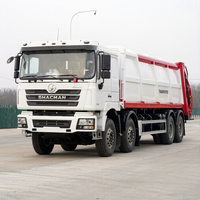 Camion compacteur de déchets Shacman Automobile Delong F3000 8*4