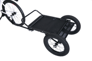 Meilleure vente : Remorque de vélo cargo robuste à roues de 16 pouces à pneus larges et déverrouillage rapide, en acier, <span class=keywords><strong>pour</strong></span> la chasse, modèle 4001B - Product Image 2