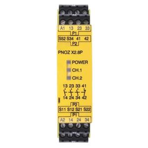 Relais de sécurité d'origine, nouveau, Piilz X2.8P, relais à guidage positif - Product Image 1