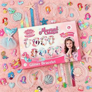 Whimsical Kids Make Your Own Hair Kit DIY Headbands Butterfly <b>Clips</b> Flower <b>Bows</b> Gems Creative Gift Box Supply Wholesale - Product Image 1