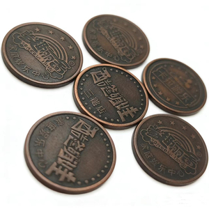 Gettoni Personalizzati in Bronzo Anticato per <span class=keywords><strong>Macchine</strong></span> Arcade con Supporto in Lingua Inglese - Monete Metalliche - Product Image 4