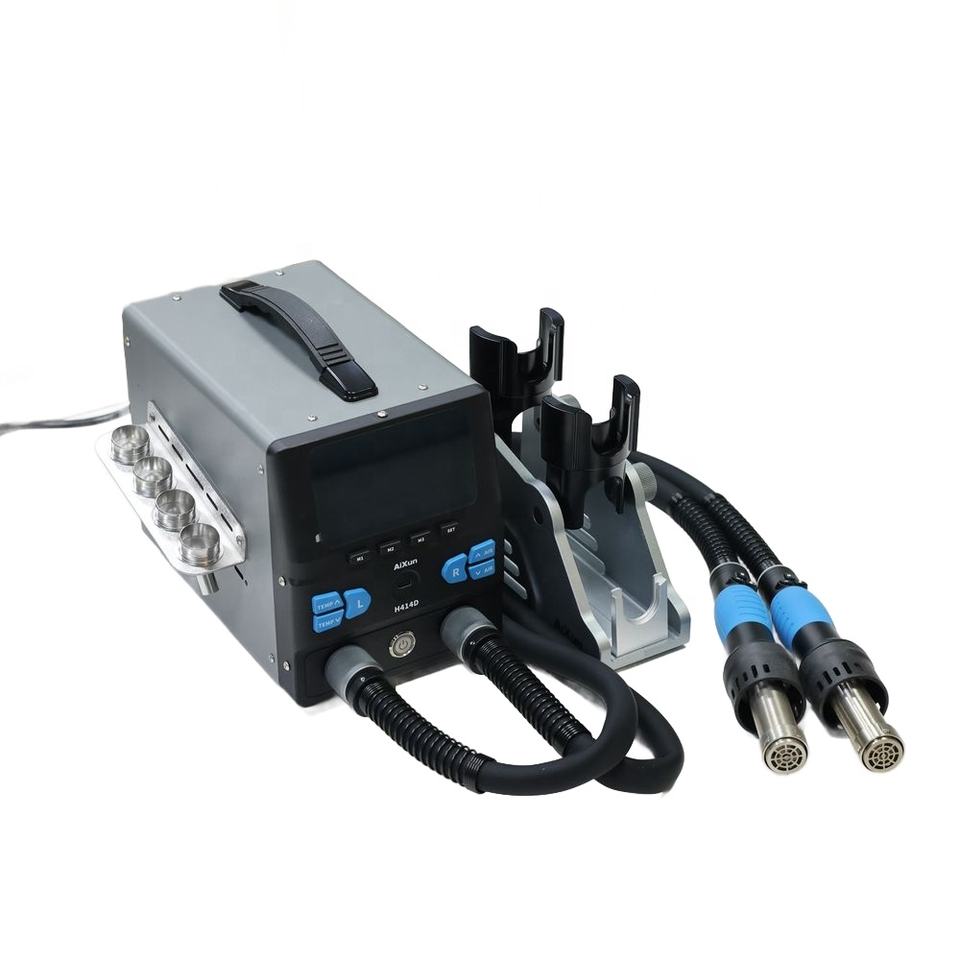 Wireless Rework Station H414D Dual-Station Hot Air Rework Station - Dual Independent Stations ...