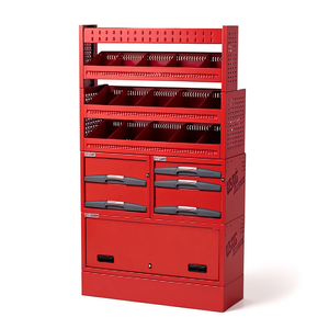 Boîte à outils 5006 E7 rouge en acier, armoire de rangement avec tiroirs et étagères pour l'organisation d'atelier - Product Image 2