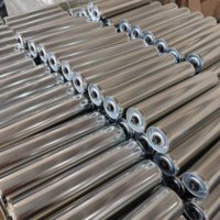 Les rouleaux en acier gravitaires sont utilisés dans les lignes de production pour la logistique et l'emballage des pièces d'équipement de manutention