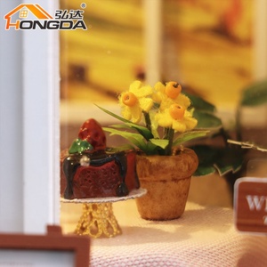 Small House ไม้คู่มือประกอบหน้าแรกตกแต่งอพาร์ทเม้นท์วันเกิดของขวัญ - Product Image 4