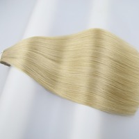 Ekstensi Rambut Lurus Model Tape Ins Grosir Pabrik, Mesin Double Weft, Ekstensi Rambut Tape In Biasa